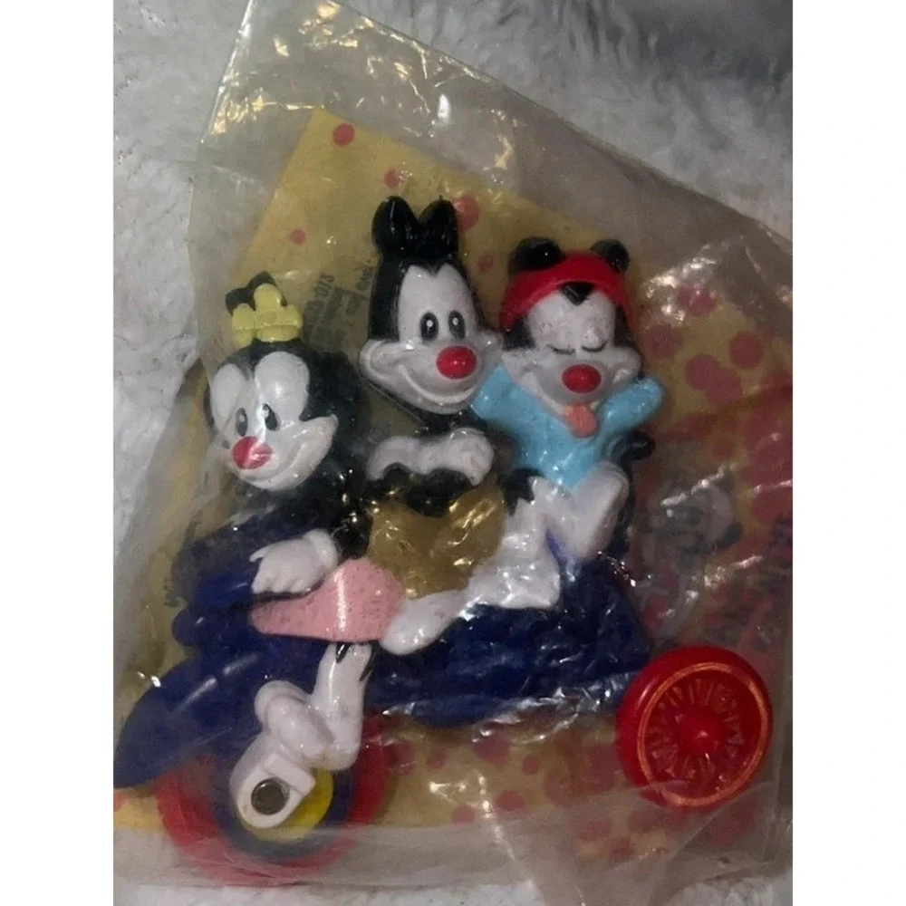 McDonalds Animaniacs Toy 1993 Vintage Bicycle Built for Trio Sealed